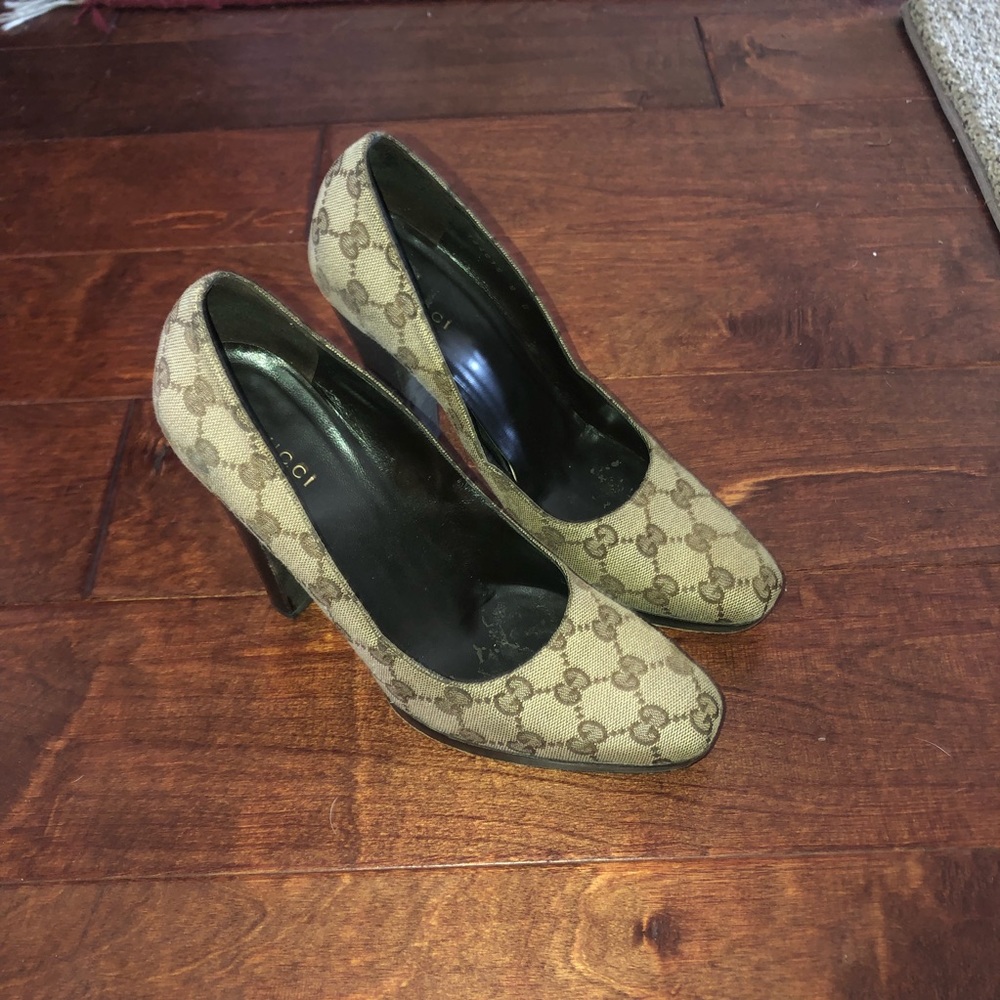 Gucci Women’s Canvas Heels